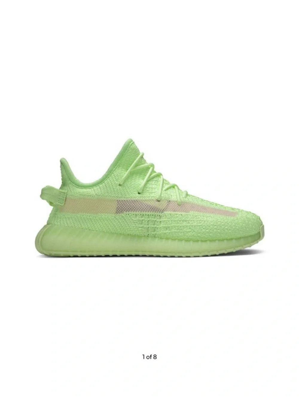 Adidas Kids Neon Green  yezzy  Sneakers